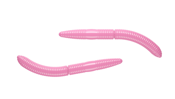 Libra Lures Fatty D Worm 65mm, Cheese, Bubblegum 017